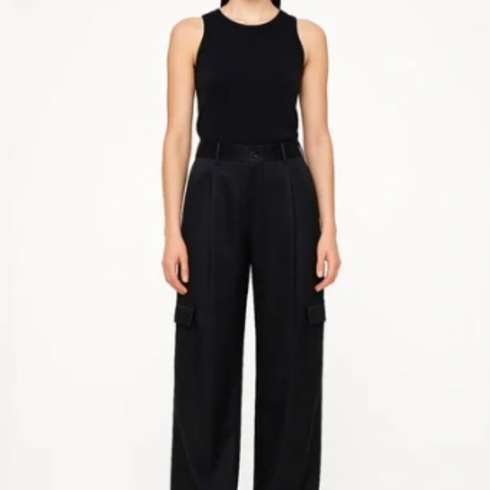 Aritzia Outgoing Satin Cargo Pant